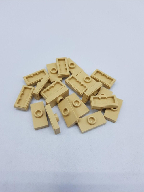 Moc Aksesuar Plate Modified 1 X 2 Jumper Taba Düz Fayans Tuğla
