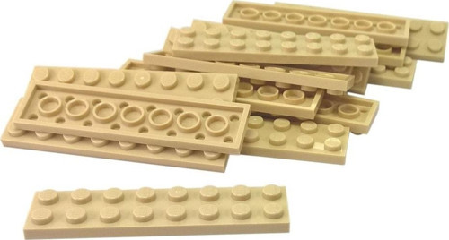 Creator Moc Custom Aksesuar Plate 2 X 8 Düz Tuğla Taba