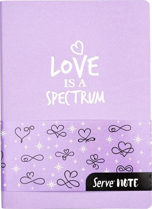 Note 15x21cm 120 Yaprak Çizgili Defter Lavanta