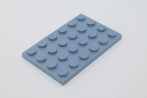 Orjinal Moc Custom Aksesuar Creator Plate 4 X 6 Düz Tuğla Sand Blue