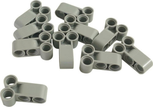 Technic Custom Aksesuar Pin Connector Perpendicular Double 3l Gri