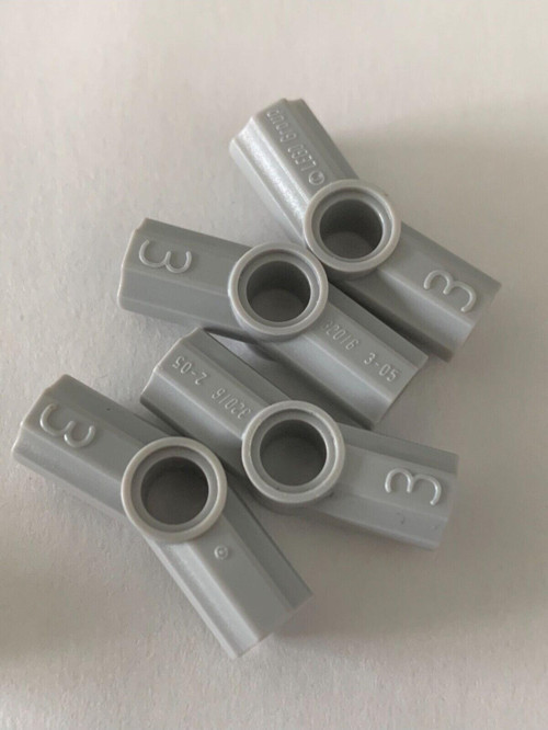 Technic Custom Axle Connector Angled #3 Bağlantı Parçası Açık Gri