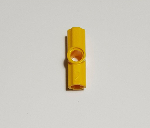 Technic Moc Custom Axle Connector Angled #2 Bağlantı Parçası Sarı