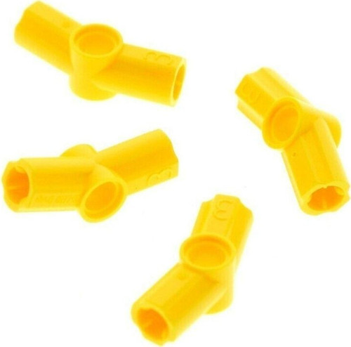 Technic Moc Custom Axle Connector Angled #3 Bağlantı Parçası Sarı