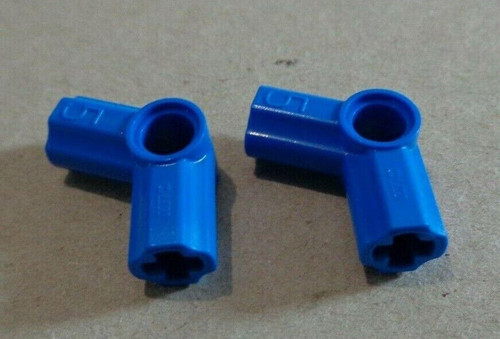 Technic Moc Custom Axle Connector Angled #5 Bağlantı Parçası Mavi