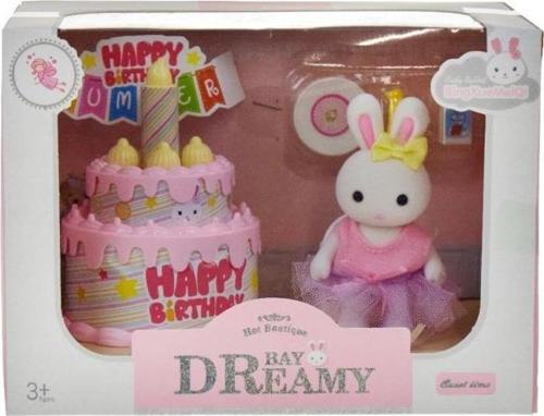 Sevimli Tavşan Ailesi Doğum Günü Pastası Seti 6621-8