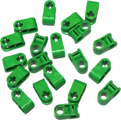 Technic MOC Custom Axle Pin Connector Perpendicular Yeşil