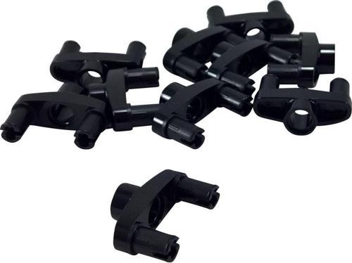 Technic Moc Custom Ortası Pin Delikli Connector 3l Çift Pinli Siyah