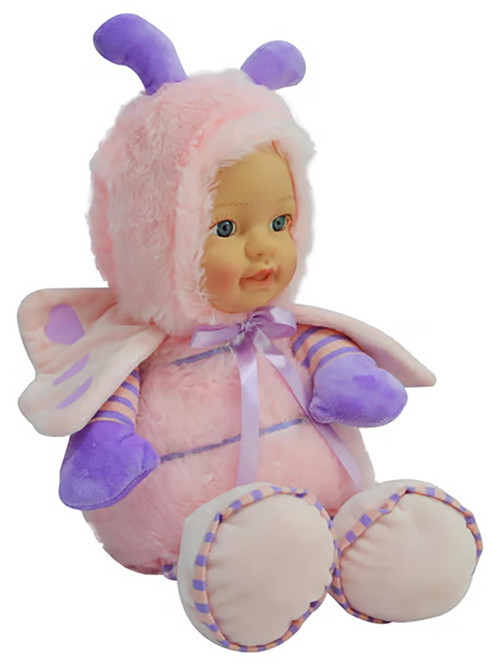Bebek Yüzlü Kelebek 35 Cm - Pembe