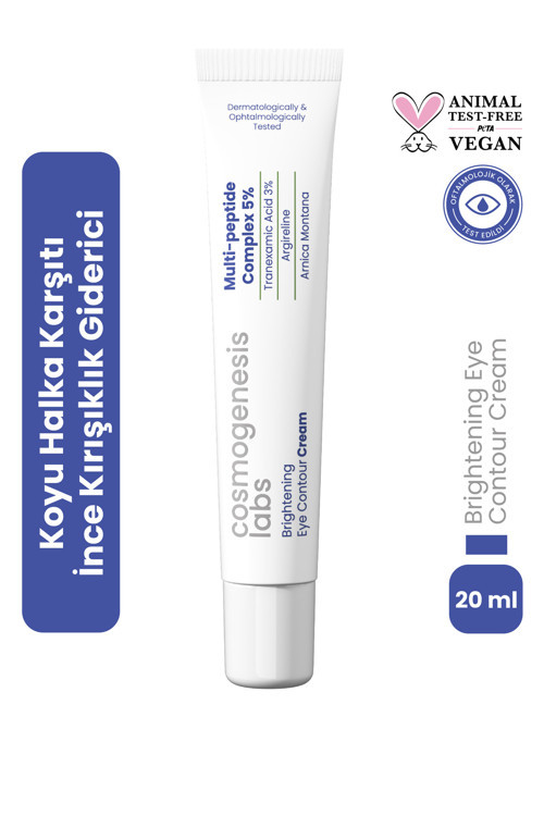 Göz Altı Aydınlatıcı Krem 20Ml - Koyu Halka Ve Şişlik Karşıtı Nemlendirici Vegan (Tranexamc Acid)
