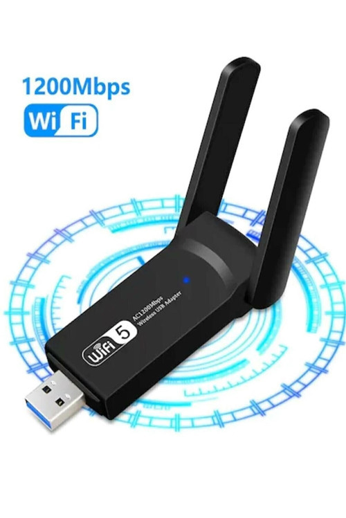 Dual Band Ac1200 Usb 3.0 Adaptör Kablosuz Wifi Yükseltici