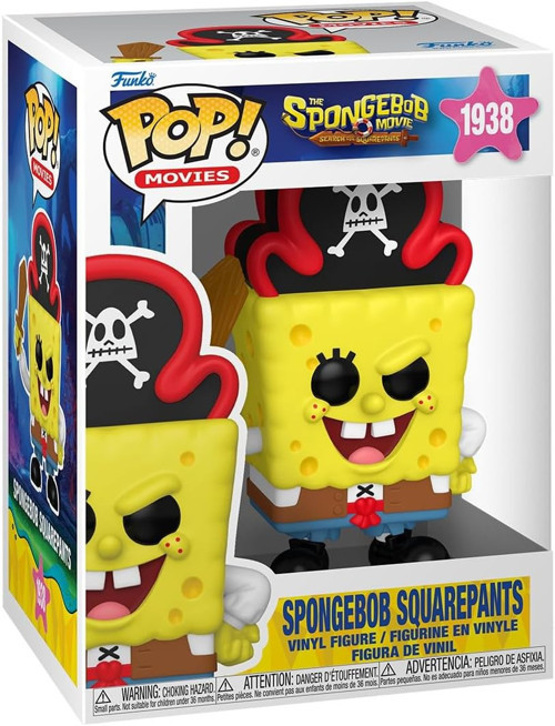 Pop! Filmler: Sünger Bob Filmi - Sünger Bob Squarepants - Koleksiyon Vinil Figür - Hediye Fikr