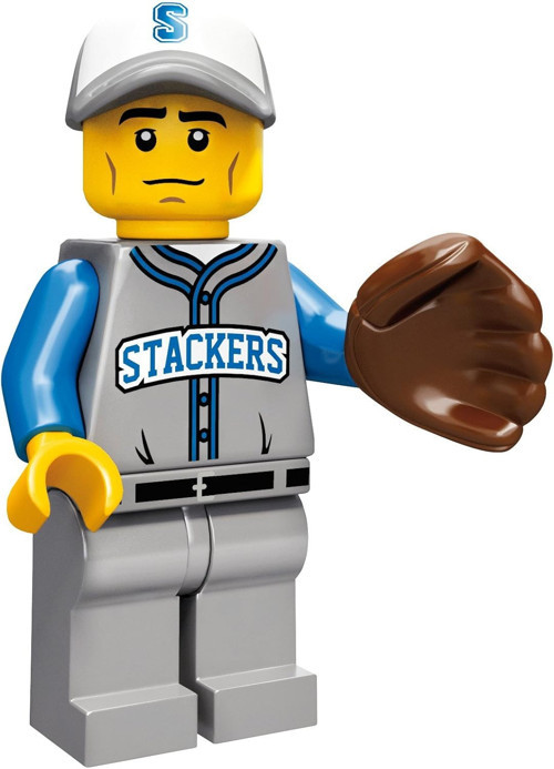 71001 Minifigür Seri 10-13 Baseball Fielder