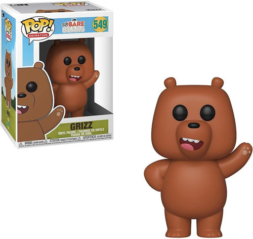 37771 Pop! Vinyl: We Bare Bears: Grizzly Sammelbares Spielzeug, Mehrfarben