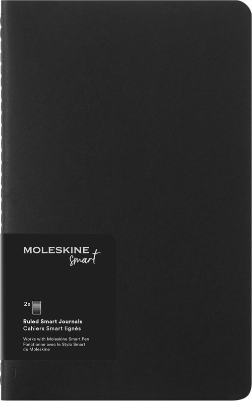 Moleskine Akıllı Cahier Günlük Seti, Çizgili Sayfalı 2 Dijital Cahier, Pen + Kart Kapağı, Büyük 13 X