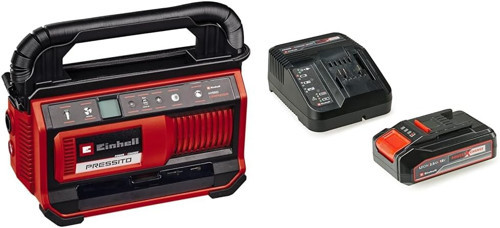 Pressito 18/25 Hybrid - Solo, Akülü-Elektrikli Kompresör Ve Einhell 18V 2,5 Ah Pxc Starter K