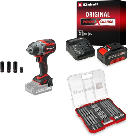 Tp-Cw 18/750-C Li Bl - Solo, Kömürsüz Akülü Darbeli Somun Sıkma + 18V 4,0 Ah Pxc Starter Kit