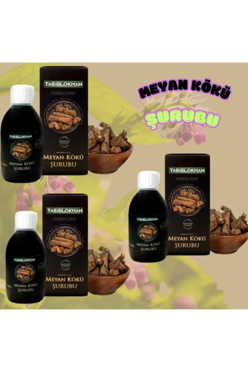 Bozkır Tahin Merkezi Meyan Kökü Şurubu 230ml - 3 Adet