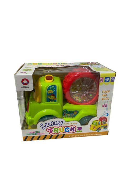 15 cm Sesli Işıklı Hareketli Şeker Kamyonu 8074