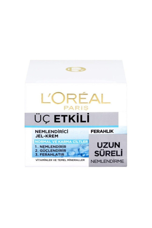 Paris Loreal Üç Etkili Ferahlık Yoğun Nemlendirici Jel Krem 50 Ml