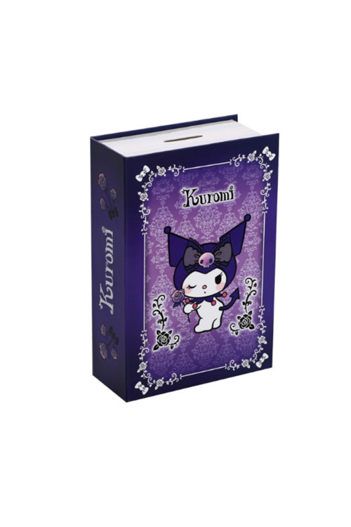 Kuromi & Hello Kitty Lisanslı Kitap Görünümlü Kilitlenebilir Gizli Kasa