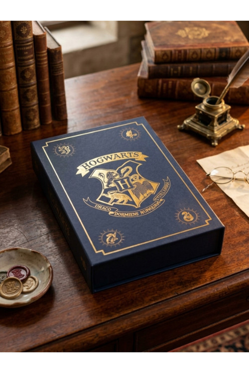 Harry Potter Lisanslı Kitap Görünümlü Dekoratif Kutu 24X16 Cm