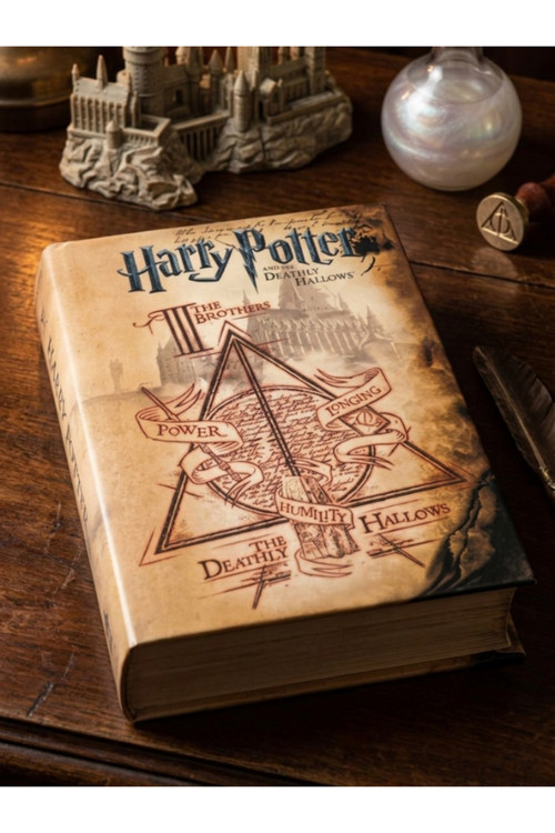 Harry Potter Lisanslı Kitap Görünümlü Dekoratif Kutu 14X21 Cm