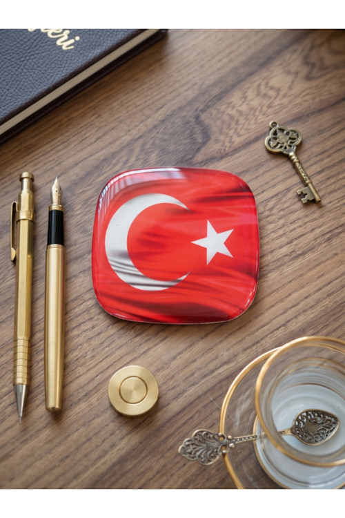 Atatürk Baskılı Magnet & Bardak Altlığı 6X6 Cm