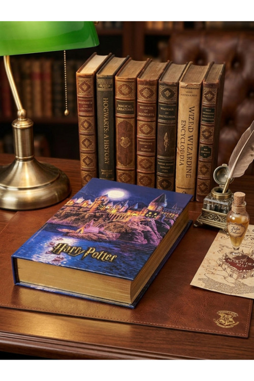 Harry Potter Lisanslı Kitap Görünümlü Dekoratif Kutu 14X21