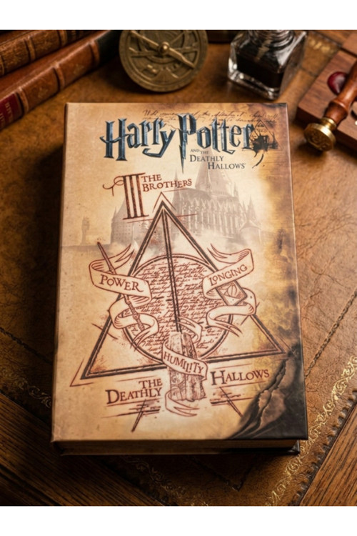 Harry Potter Lisanslı Kitap Görünümlü Dekoratif Kutu 24X16 Cm