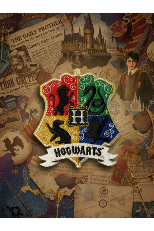 Harry Potter Temalı Arma Lisanslı Hogwarts