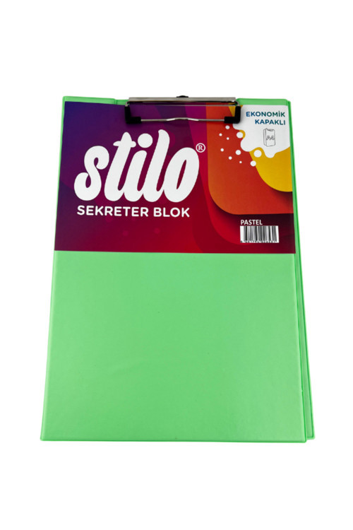 Stilo Sekreterlik Kapaklı A4 Pastel Renkler Sit-Skr-1222