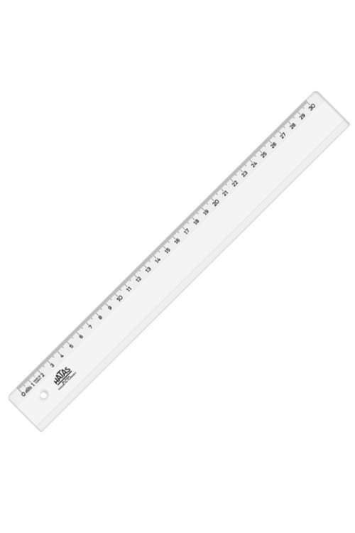 Standart Cetvel Plastik Geniş 30 Cm 0160