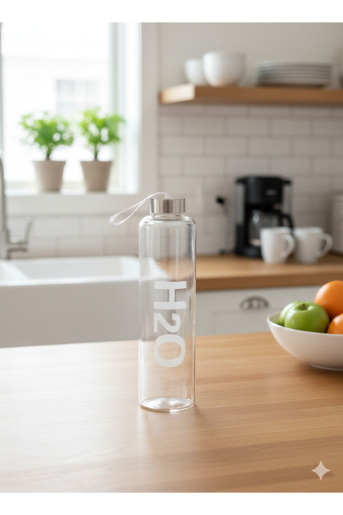 H2O Metal Kapaklı Matara 750 Ml