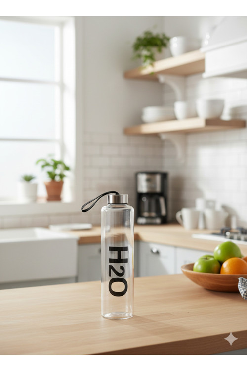 H2O Metal Kapaklı Matara 750 Ml