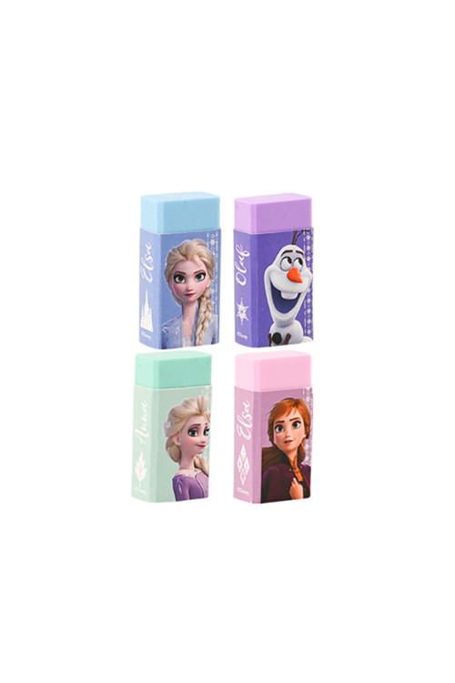 Silgi Dikdörtgen Frozen 4'Lü Set Mavi, Mor, Pembe, Yeşil 40368