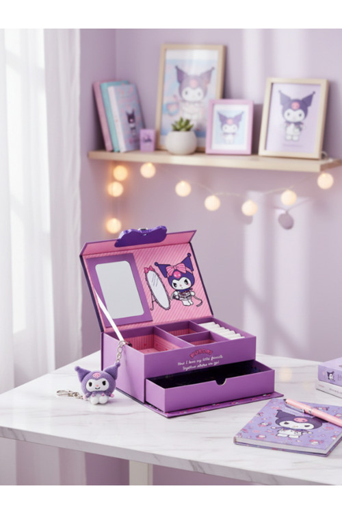 Kuromi Lisanslı Makyaj Kutu Organizer