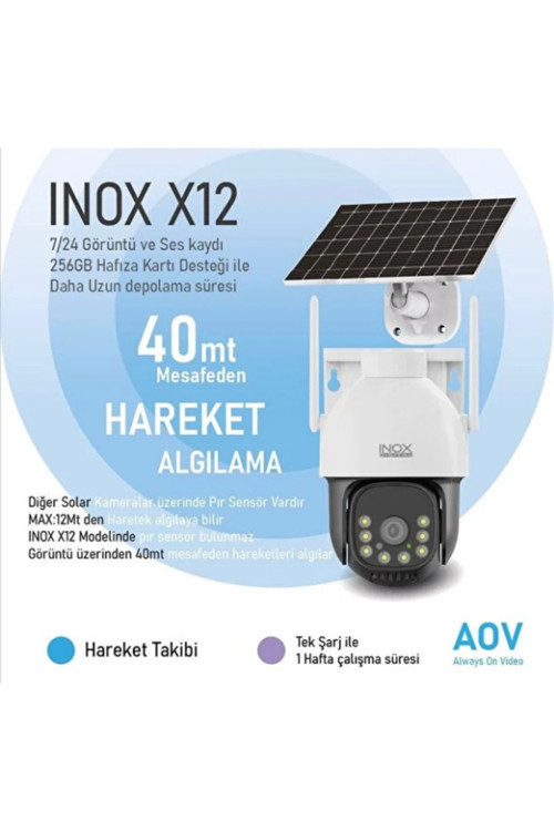 X11 Aov 4G Solar Esım Kamera