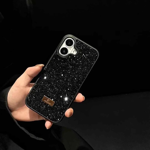 İphone 16 PLUS İle Uyumlu İnce Parlak Taşlı Premium Sw Telefon Kılıfı