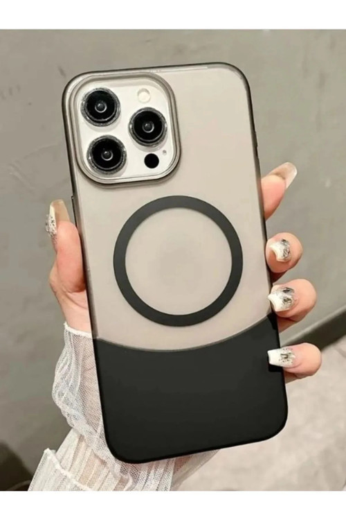 İPHONE 16 PRO İLE UYUMLU 2 PARÇALI MAGSAFE ÖZELLİKLİ SOFT RENKLİ KONTRAST TELEFON KILIFI