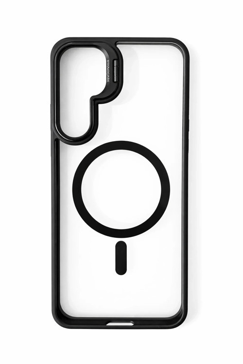 Samsung S24 Fe Uyumlu Kılıf Klon Stantlı Magsafe Özellikli Telefon Kılıfı
