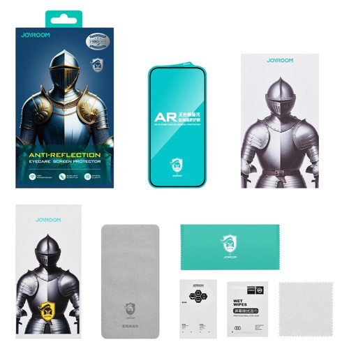Joyroom İphone 16 Anti-Reflection Gerçek Gorilla Glass Cam Ekran Koruyucu