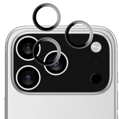 İphone 17 Pro/17 Pro Max ile Uyumlu Hizalamalı Premium Lens Koruma HD Kalite