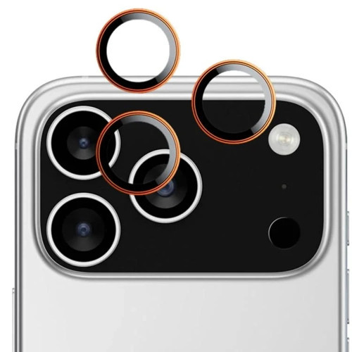 İphone 17 Pro/17 Pro Max ile Uyumlu Hizalamalı Premium Lens Koruma HD Kalite