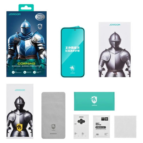 Joyroom İphone 16 Pro Max Eyecare Göz Korumalı Gorilla Cam Ekran Koruyucu