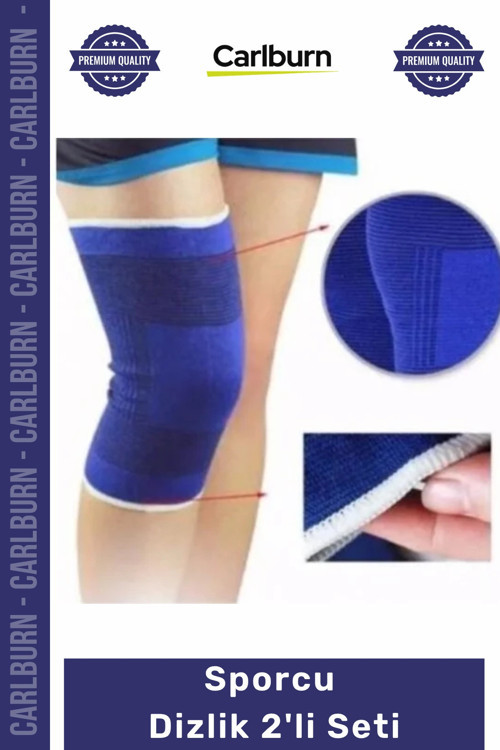 #Dizlik Ortopedik Kompresyon Destekleyici Koruyucu Esnek Rehabilitasyon Örme Sporcu Dizlik 2'li Set
