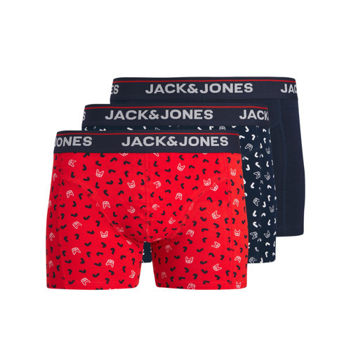 Jack & Jones Logo Erkek 3'lü Boxer (12291862-FS)