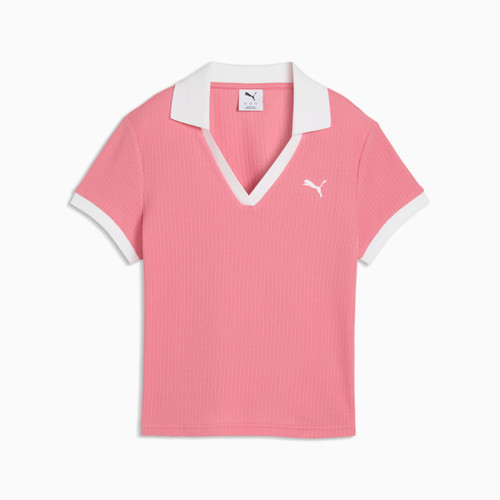 Wardrobe Essentials Kadın Pembe Polo Tişört (635395-25)