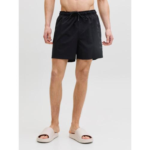 Jack & Jones Wave Logo Erkek Siyah Mayo Şort (12291391-B)