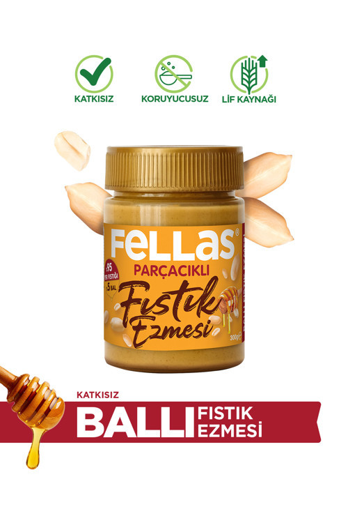 Ballı Fıstık Ezmesi (300 g)